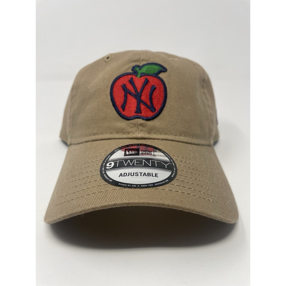 New Era New York‎ Yankees Hat Strapback 9TWENTY Khaki Big Apple Adjustable Cap